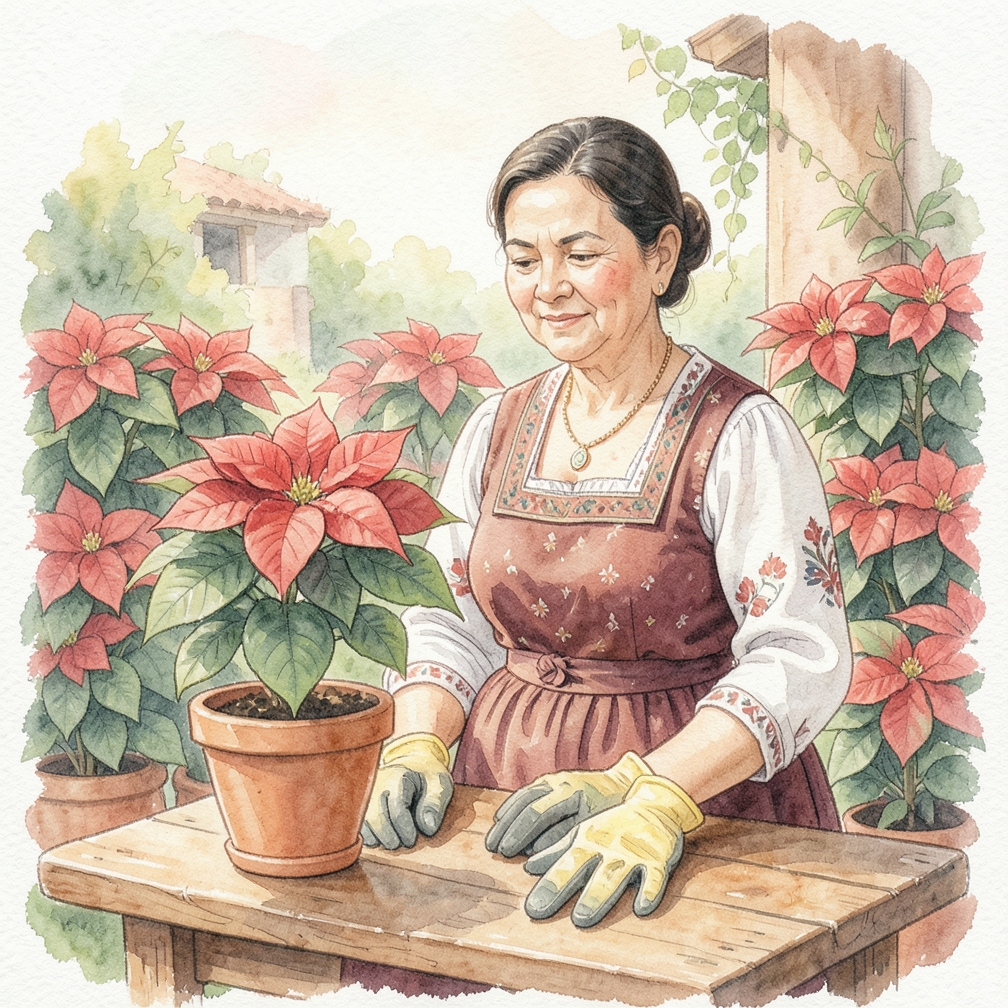 Cómo cuidar una poinsettia paso a paso