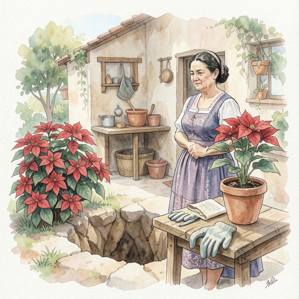 Planta la poinsettia