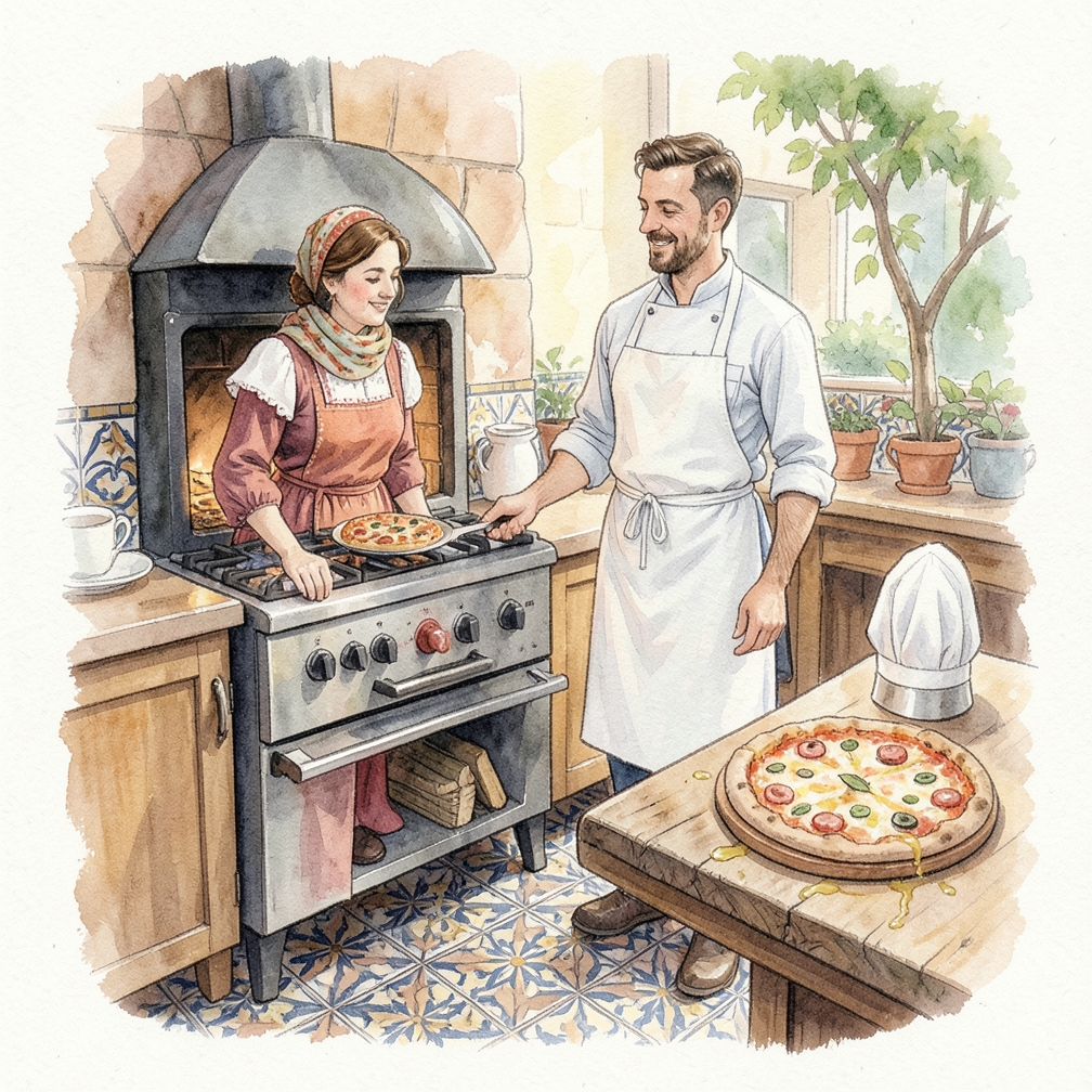 Cómo cocinar pizza en un horno de gas paso a paso