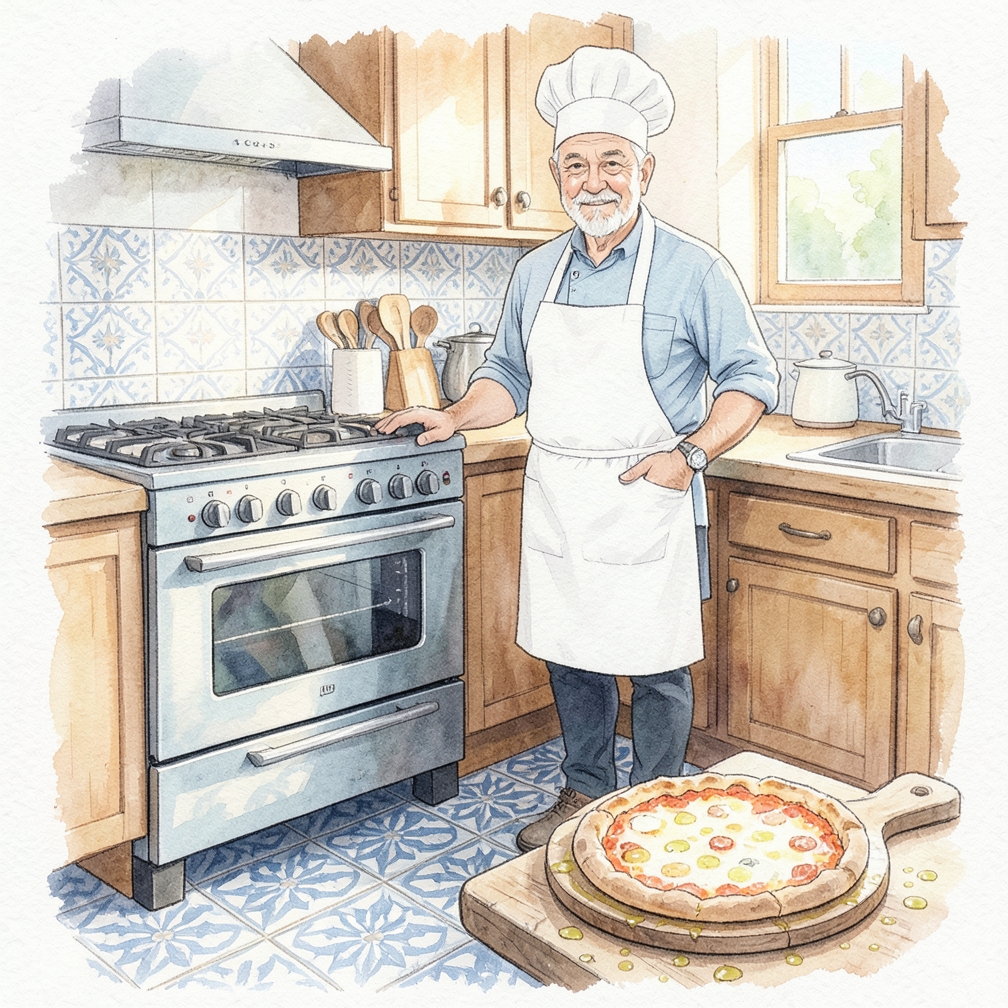 Coloque una piedra para pizza si la tiene.