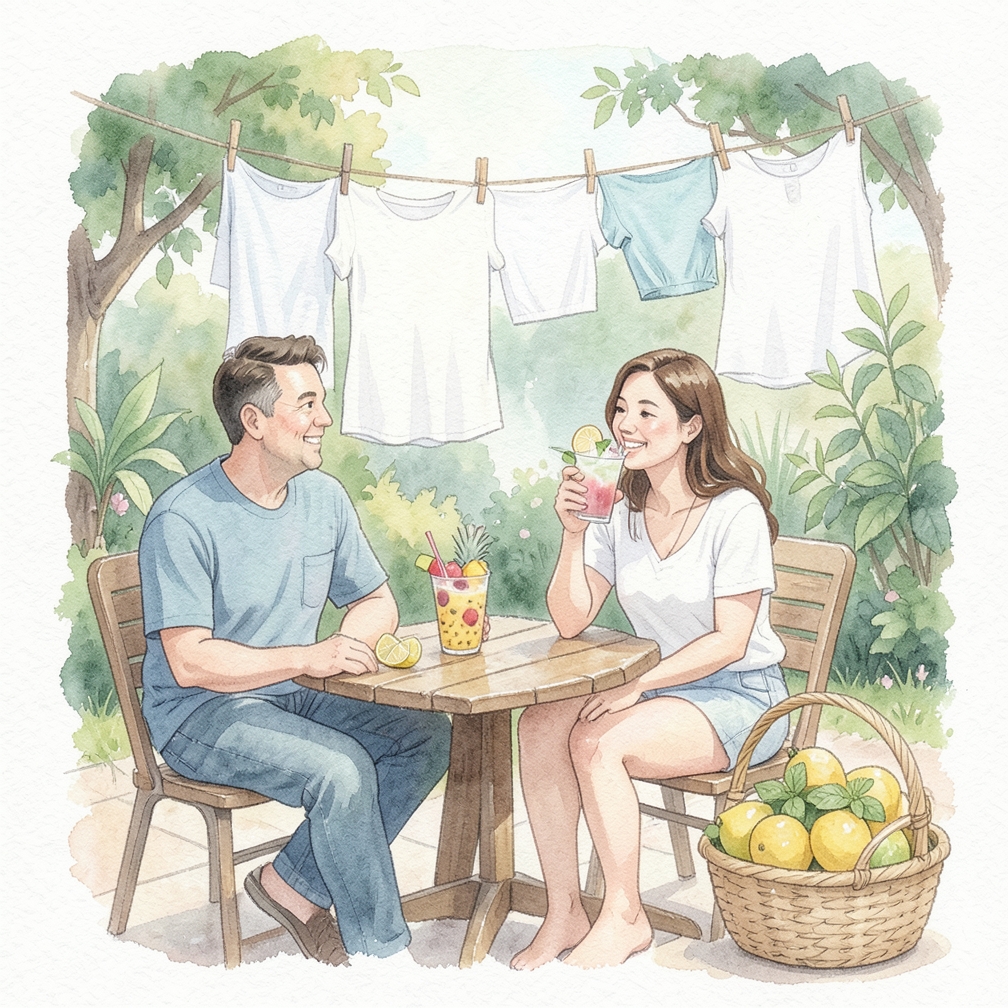 Añade frutas tropicales para un toque exótico