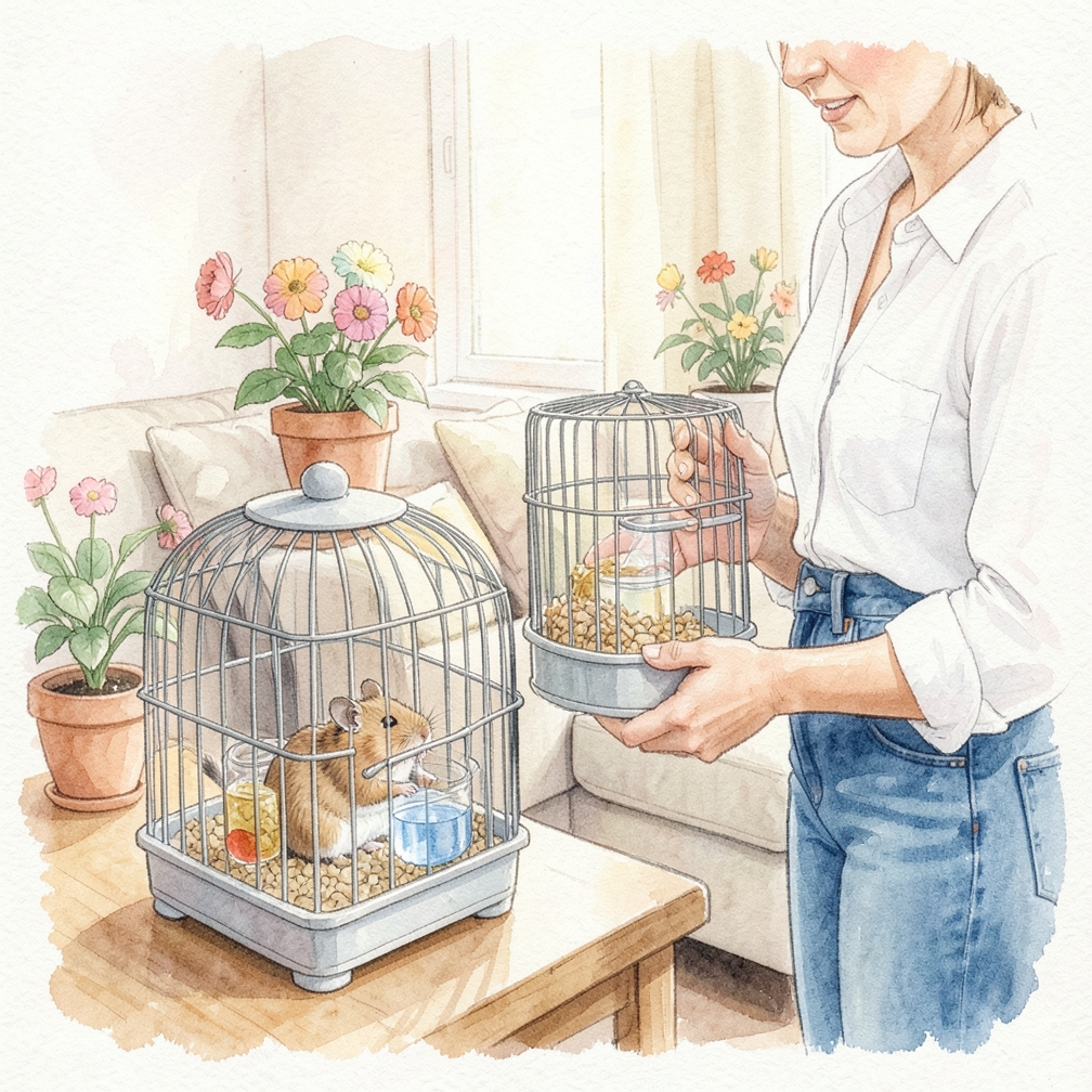 Haz que tu hamster se sienta seguro