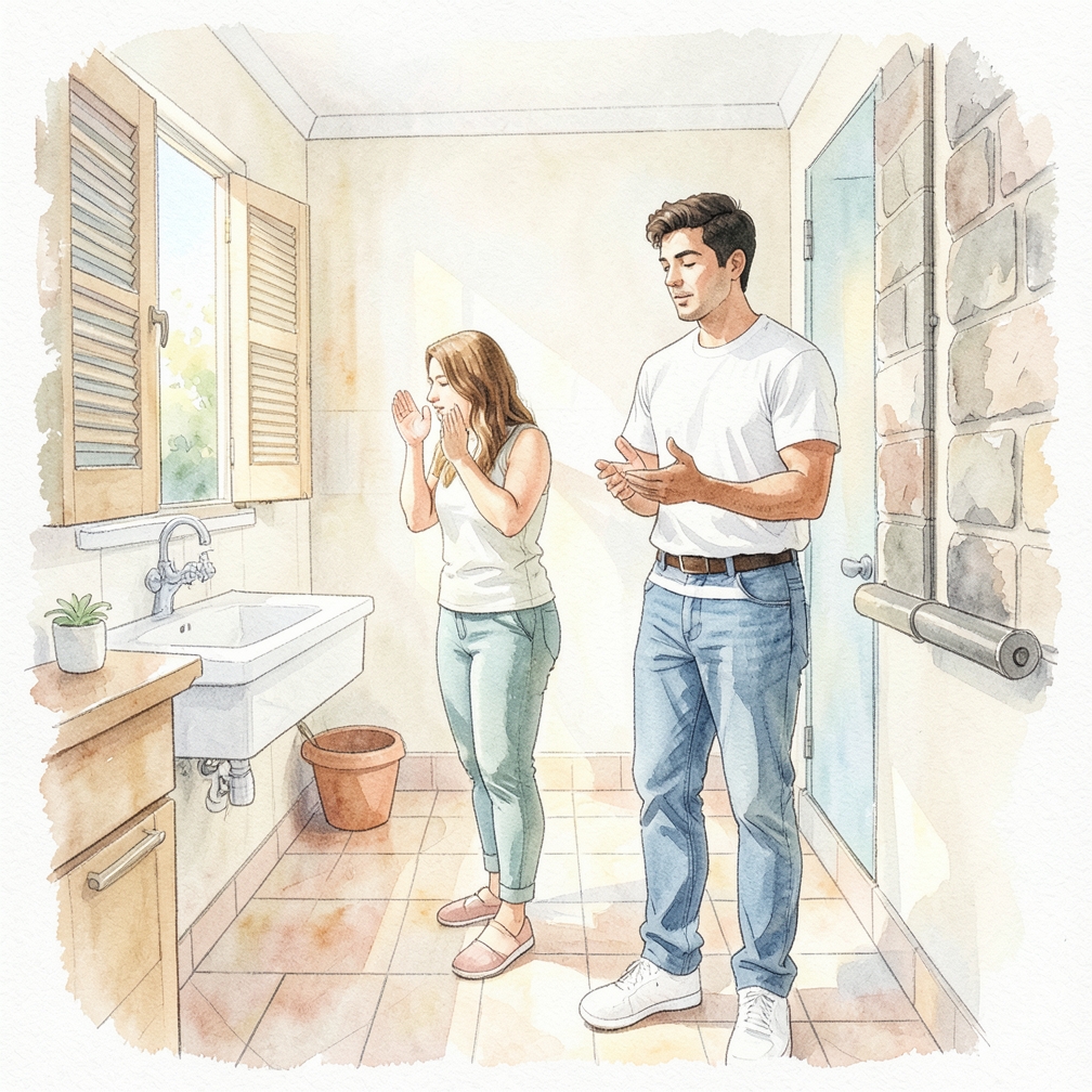 Usar una aplicación de respiración para practicar