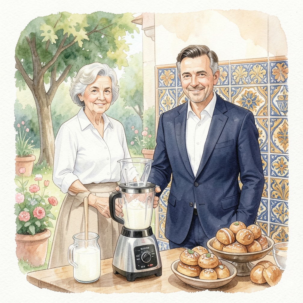 Cómo hacer helado en una licuadora con leche paso a paso