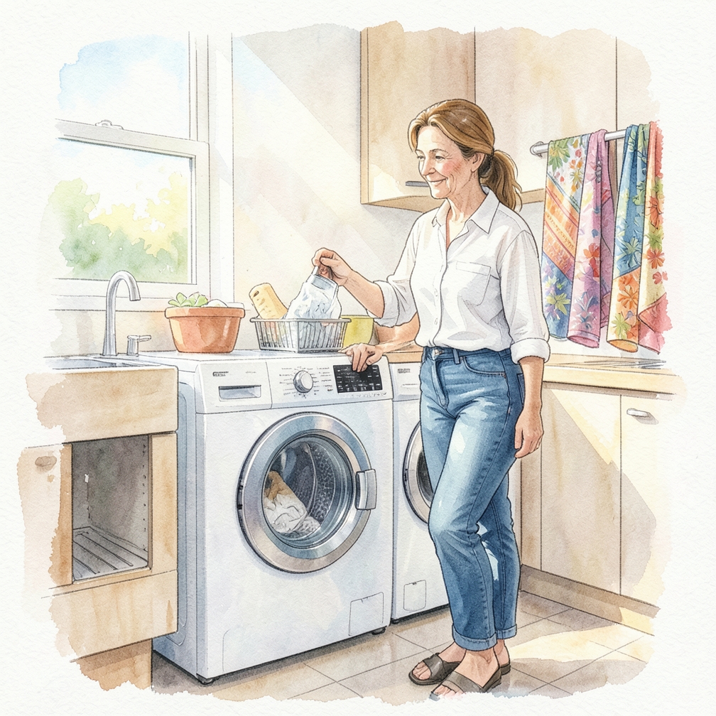Llenar el lavarropas con agua según las instrucciones del manual.