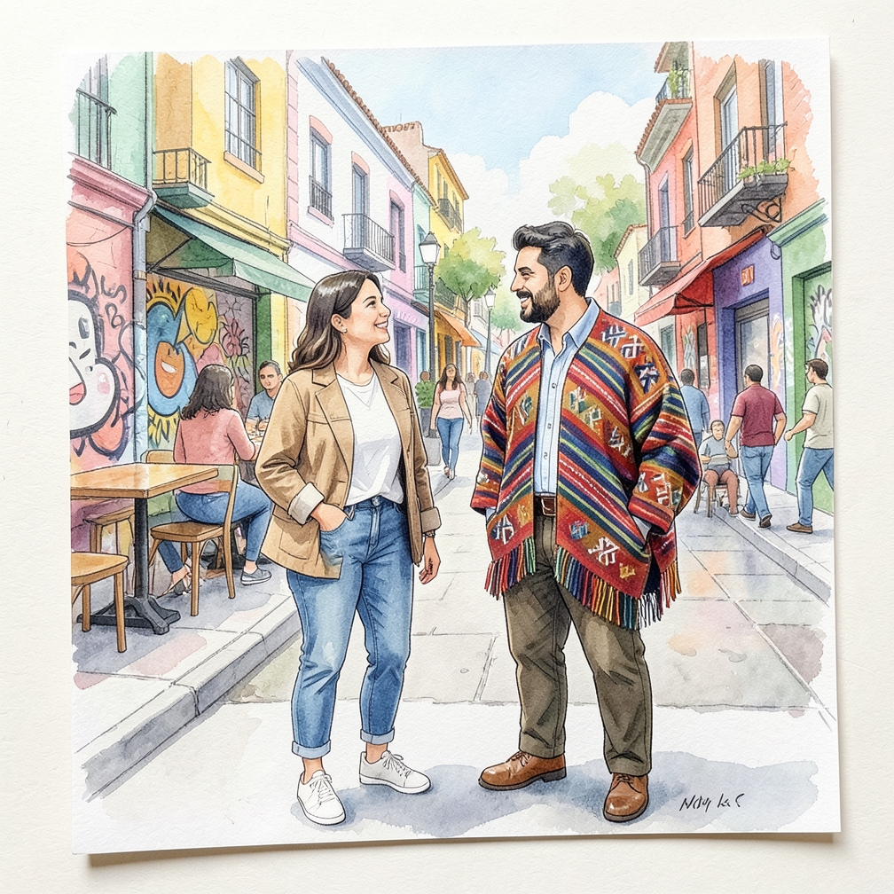 Elige papel colorido para tu paraguas