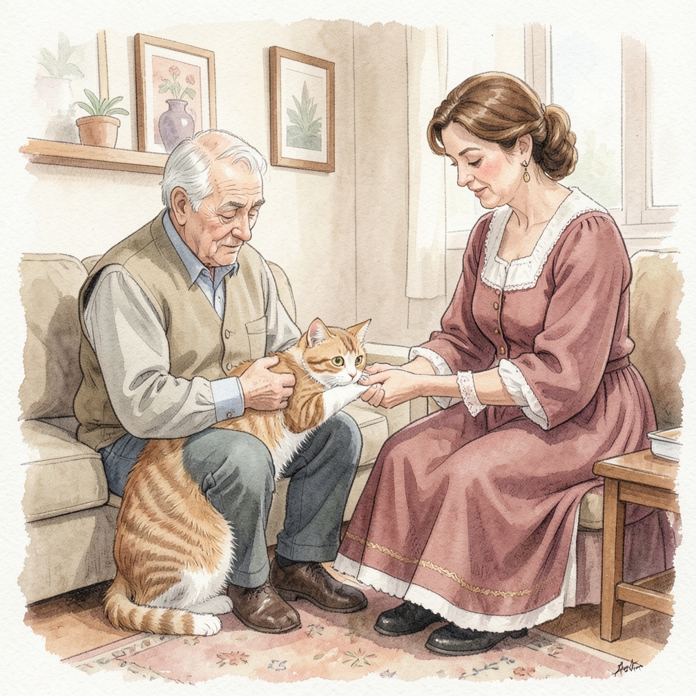 Revisar el estado físico del gato