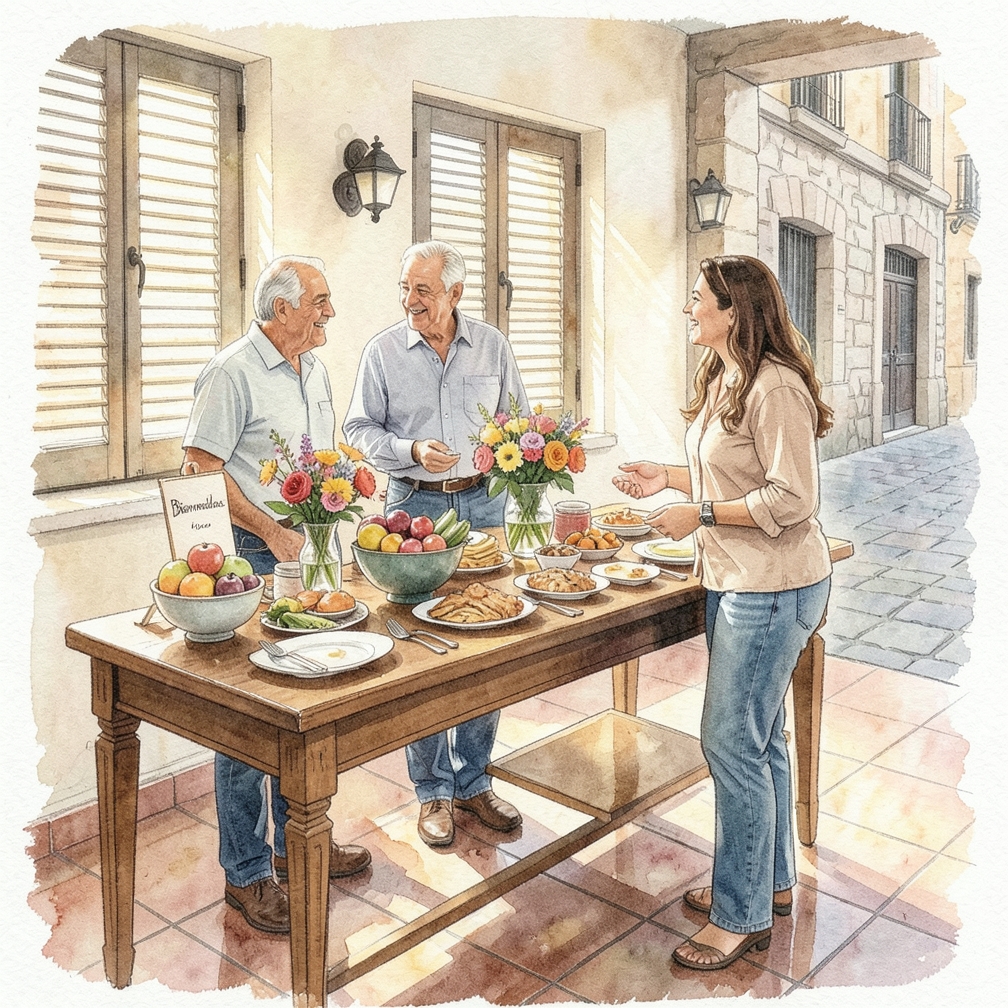 Cómo decorar una mesa de buffet para una cena de fiesta