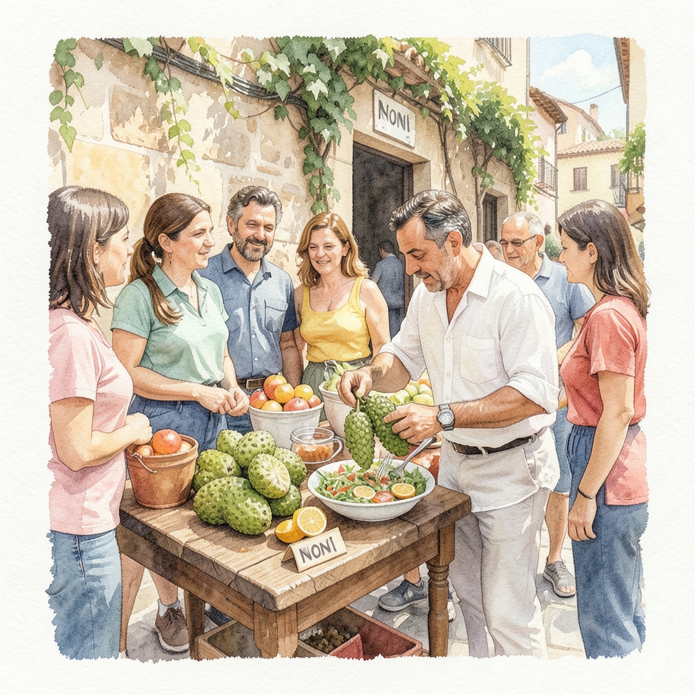 Consumir la fruta noni en ensaladas — 2