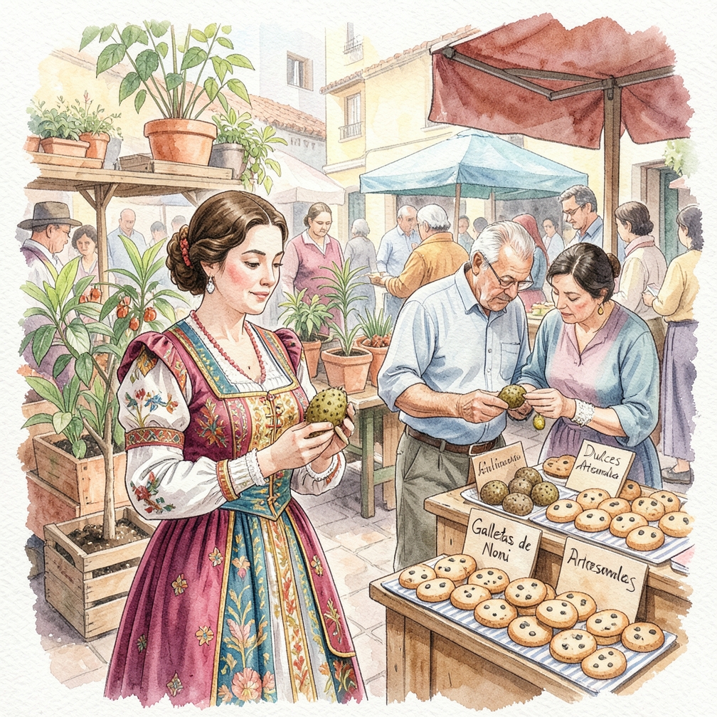 Incorpora la fruta noni en dulces artesanales como galletas o pastelitos.