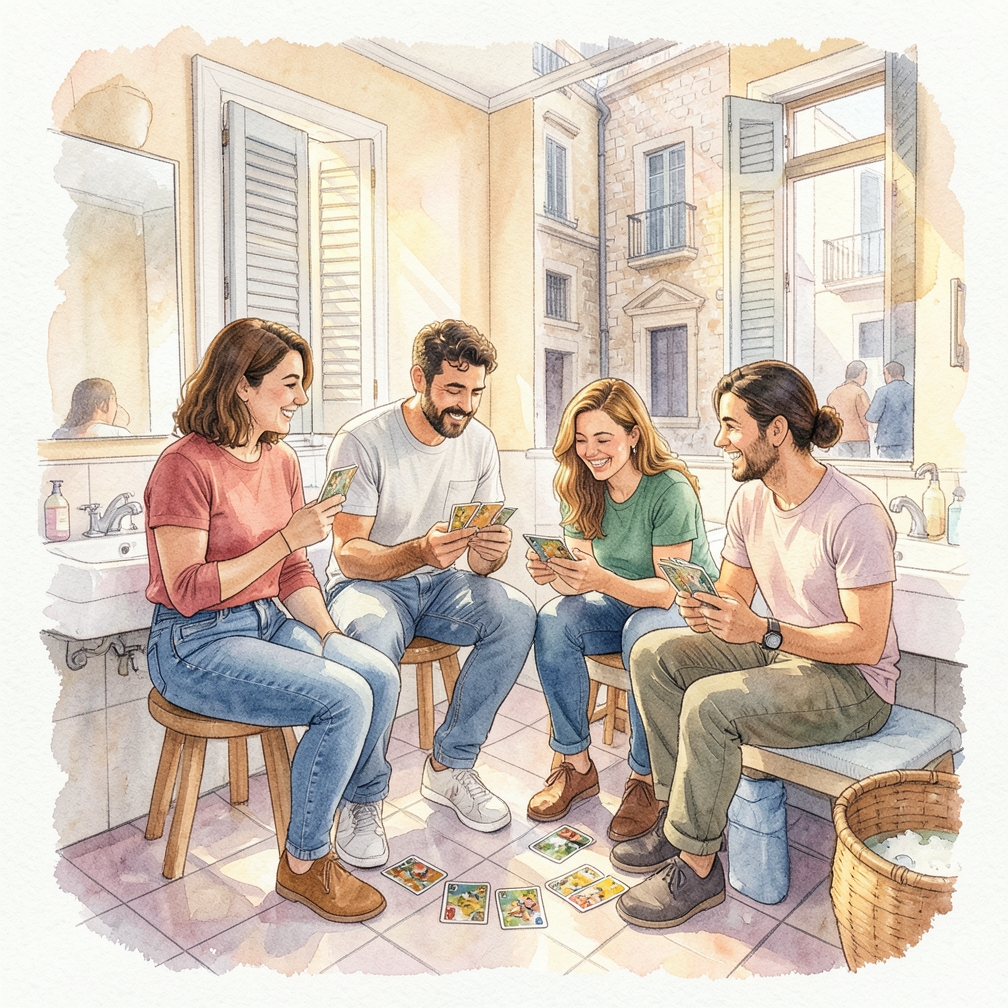 Recolectar y descartar cartas