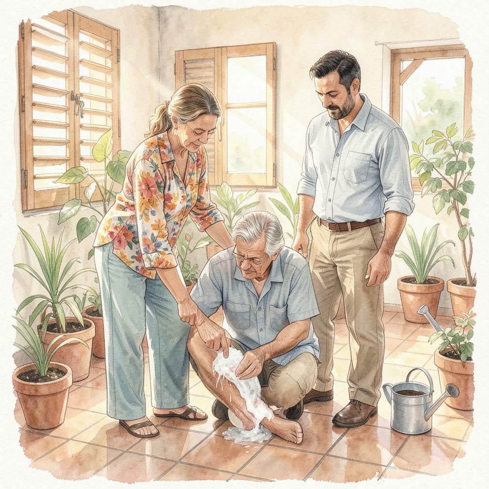 Aplica terapia con frío