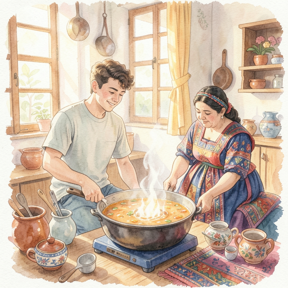 Calienta la sopa