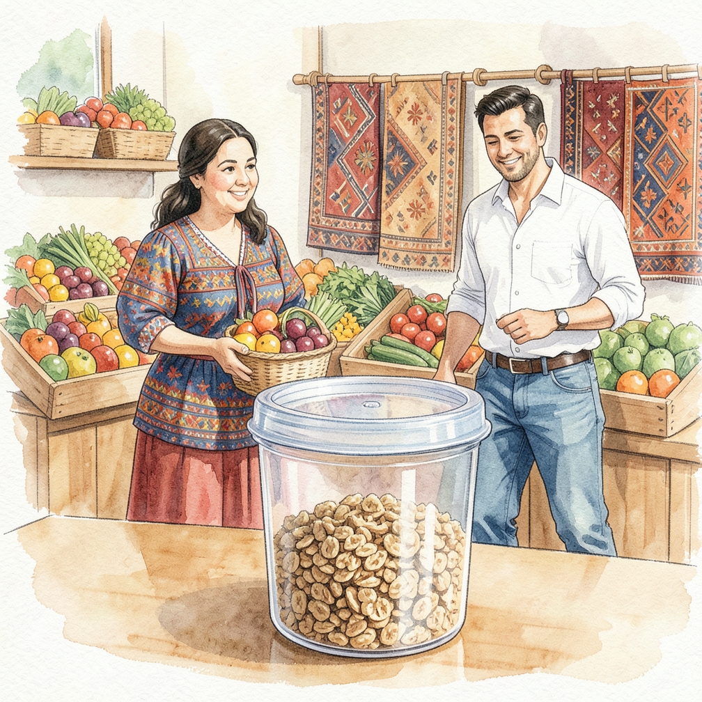 Guarda el muesli en un recipiente hermético