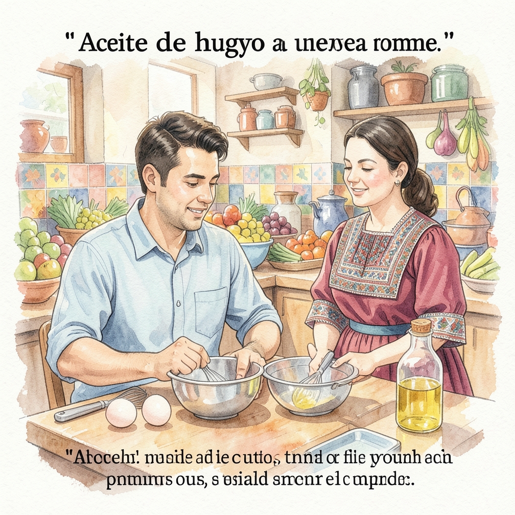 Cómo preparar aceite de huevo en casa paso a paso