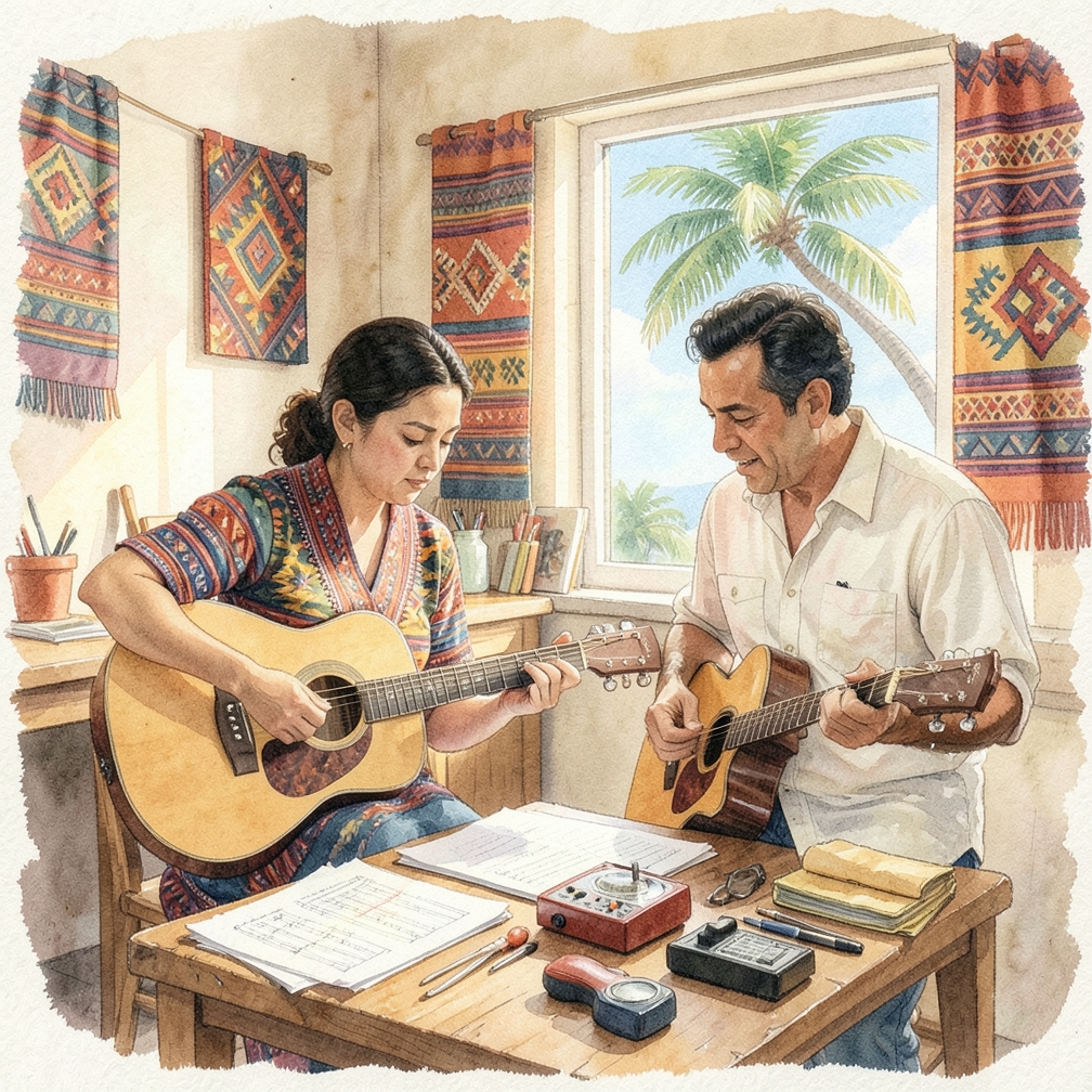Cómo tocar el blues en la guitarra
