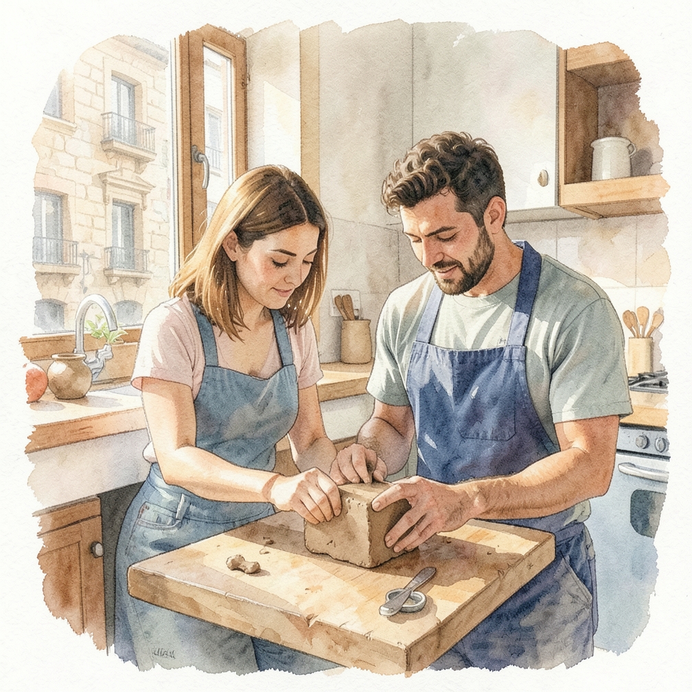 Enciende el horno y espera