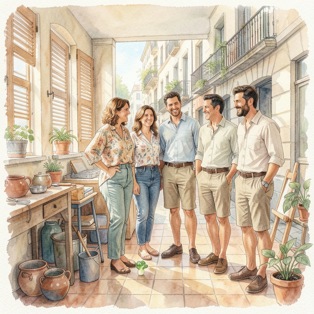 Cortar el bok choy en cuartos