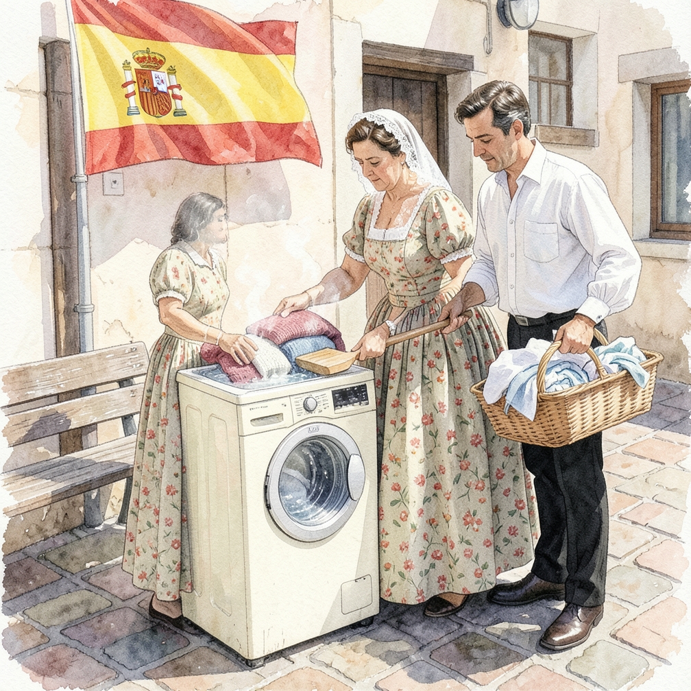Feltar los suéteres usando un ciclo caliente en la lavadora