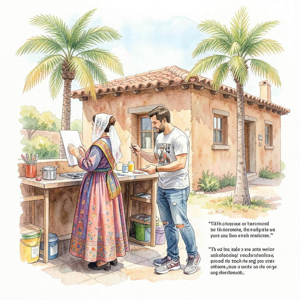 Cómo pintar una casa de ladrillo paso a paso
