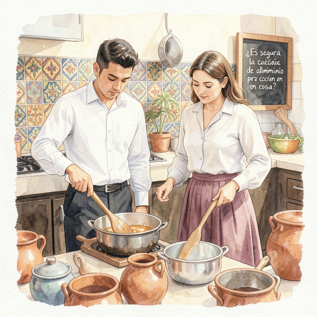 ¿Es segura la cocina de aluminio para cocinar en casa?