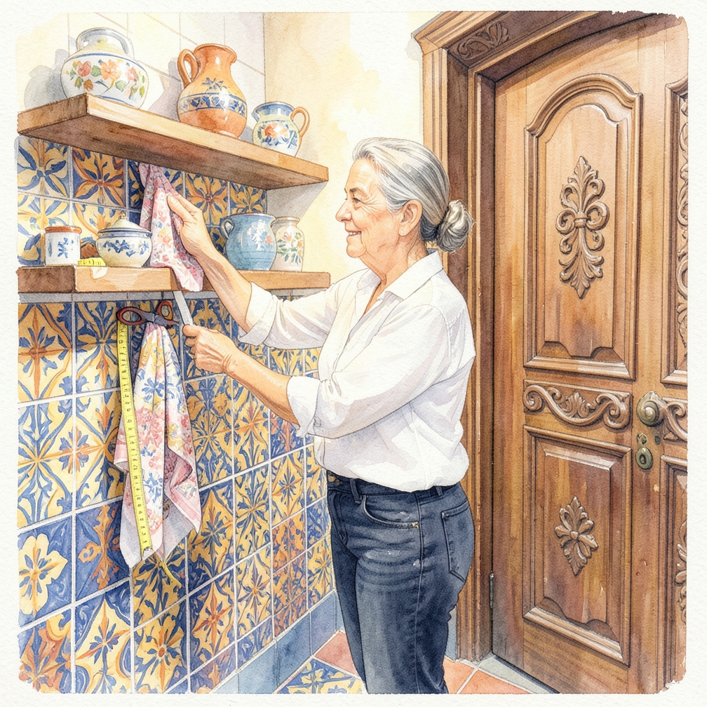 Cómo cubrir estanterías con tela paso a paso