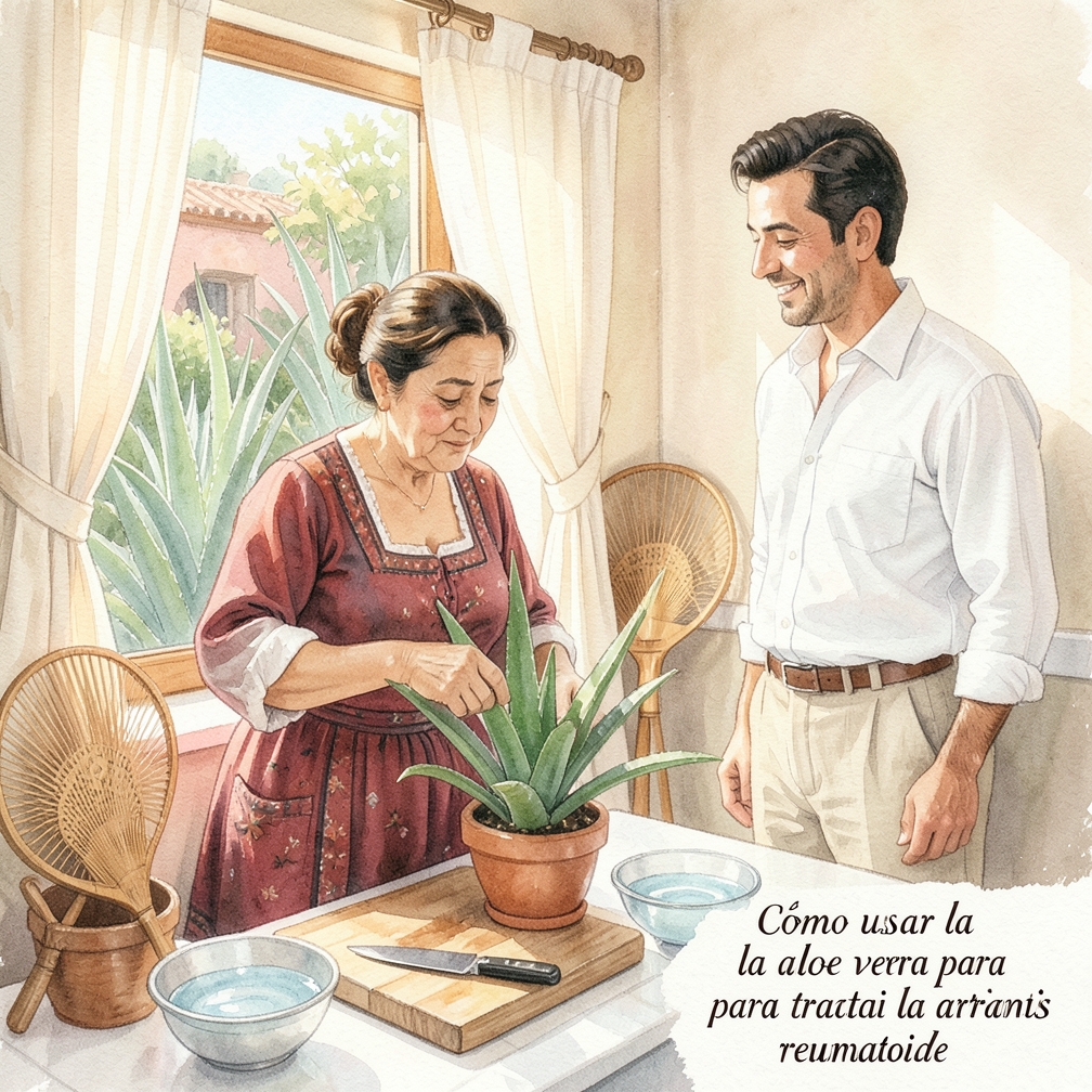 Cómo usar la aloe vera para tratar la artritis reumatoide paso a paso
