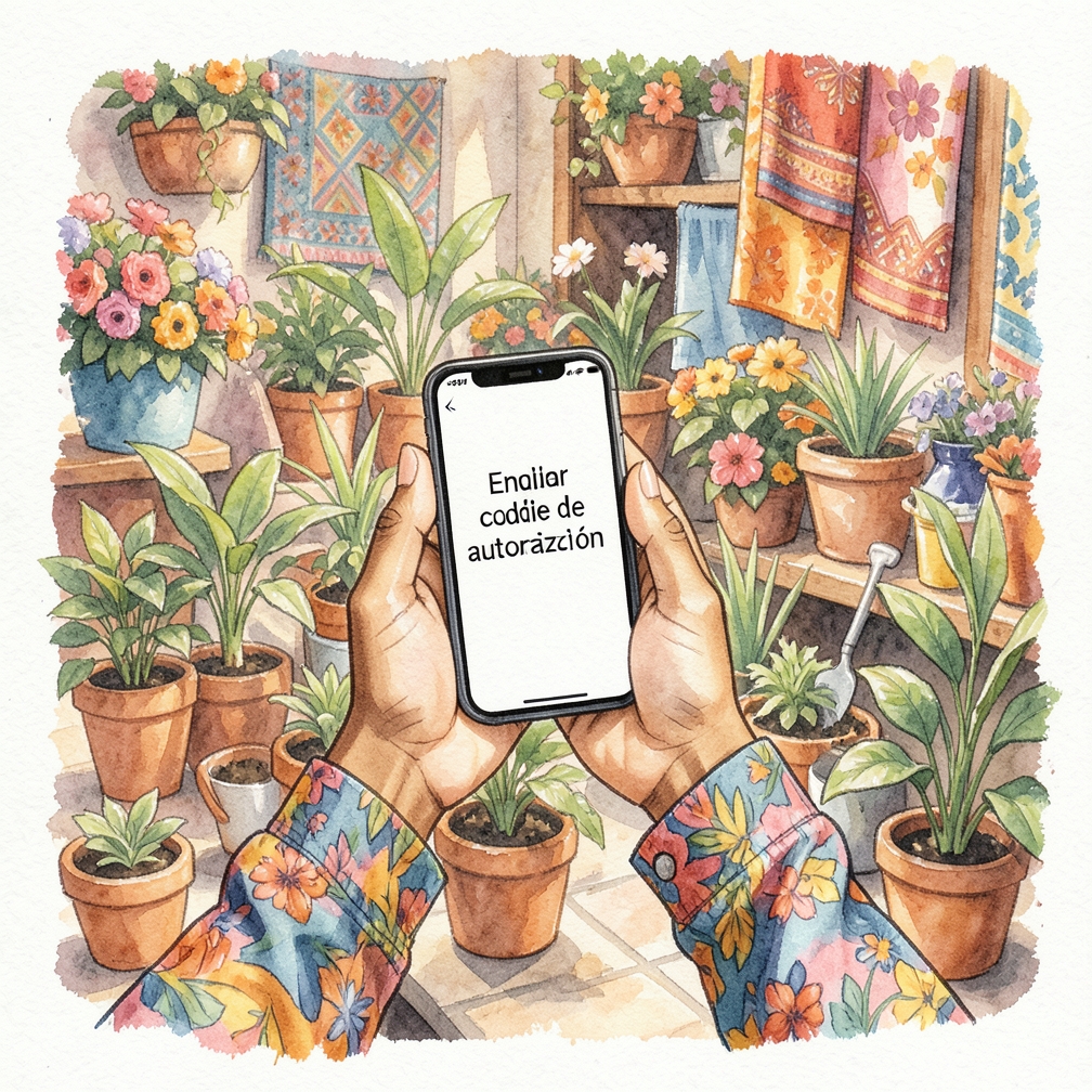 Envía el código de confirmación a tu teléfono