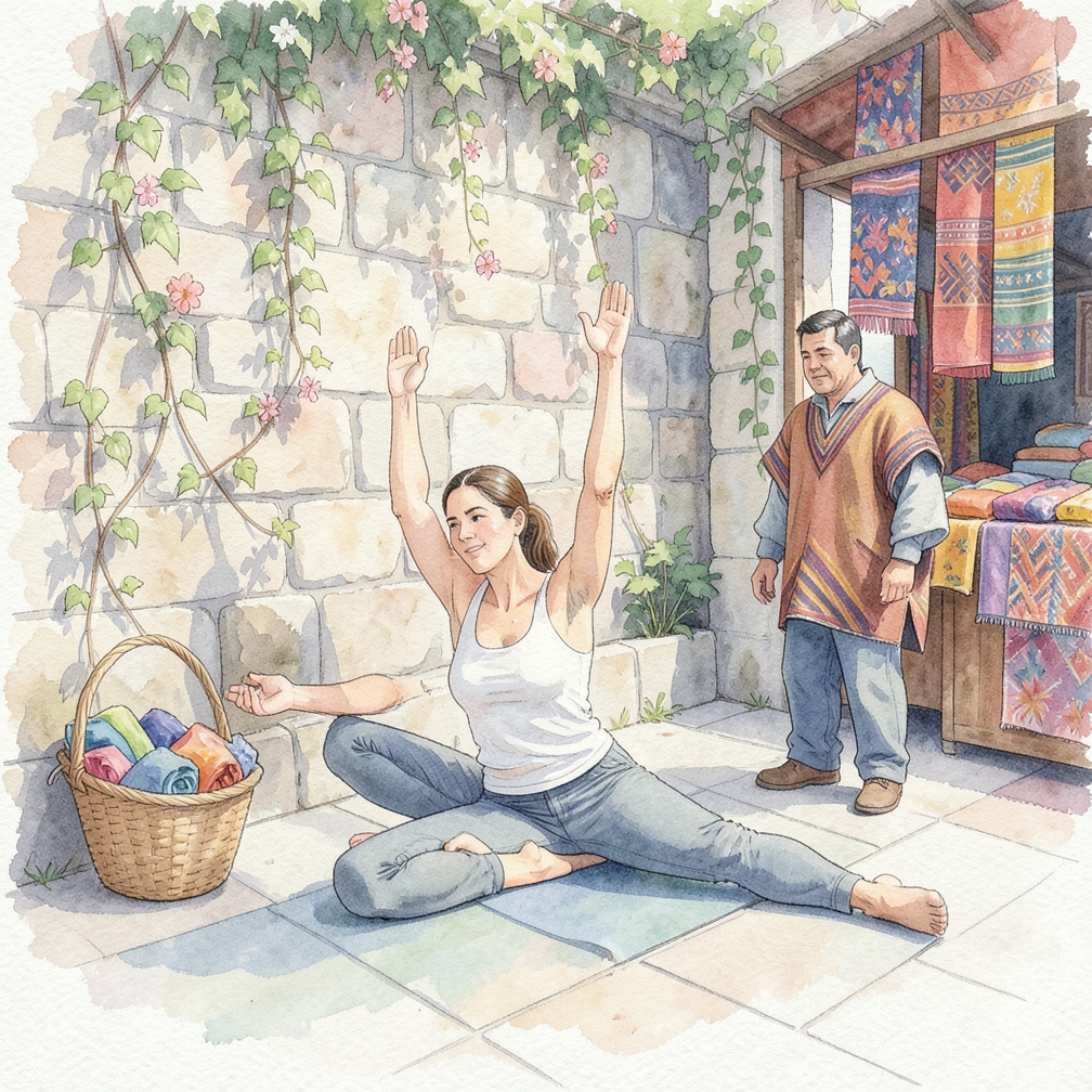 Practica posturas que estiren las piernas