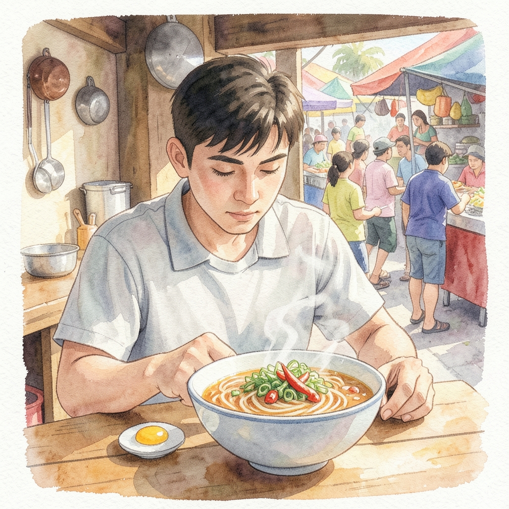Combina el huevo con el ramen para obtener el mejor sabor