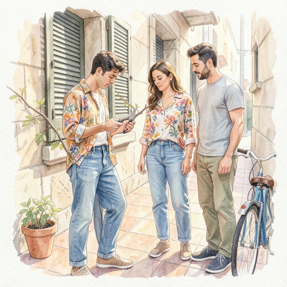 Hacer un corte en el lado inferior de la rama