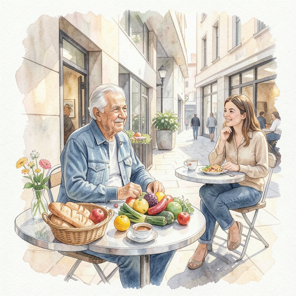Incluir 2 a 3 porciones de frutas y verduras en cada comida
