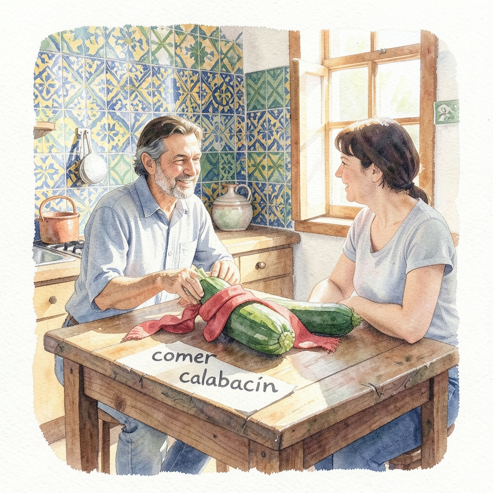 "Comer calabacín" se supone que es un eufemismo para "suck it".