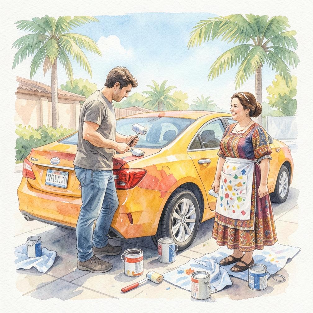Cómo pintar el techo de un coche paso a paso