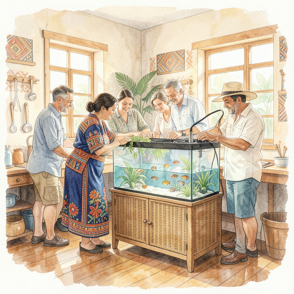 Configurar un acuario de agua salada
