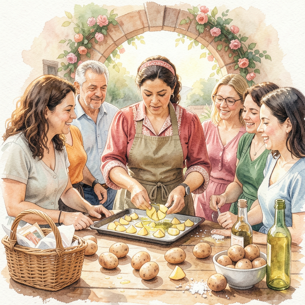 Cómo preparar patatas russet al horno paso a paso