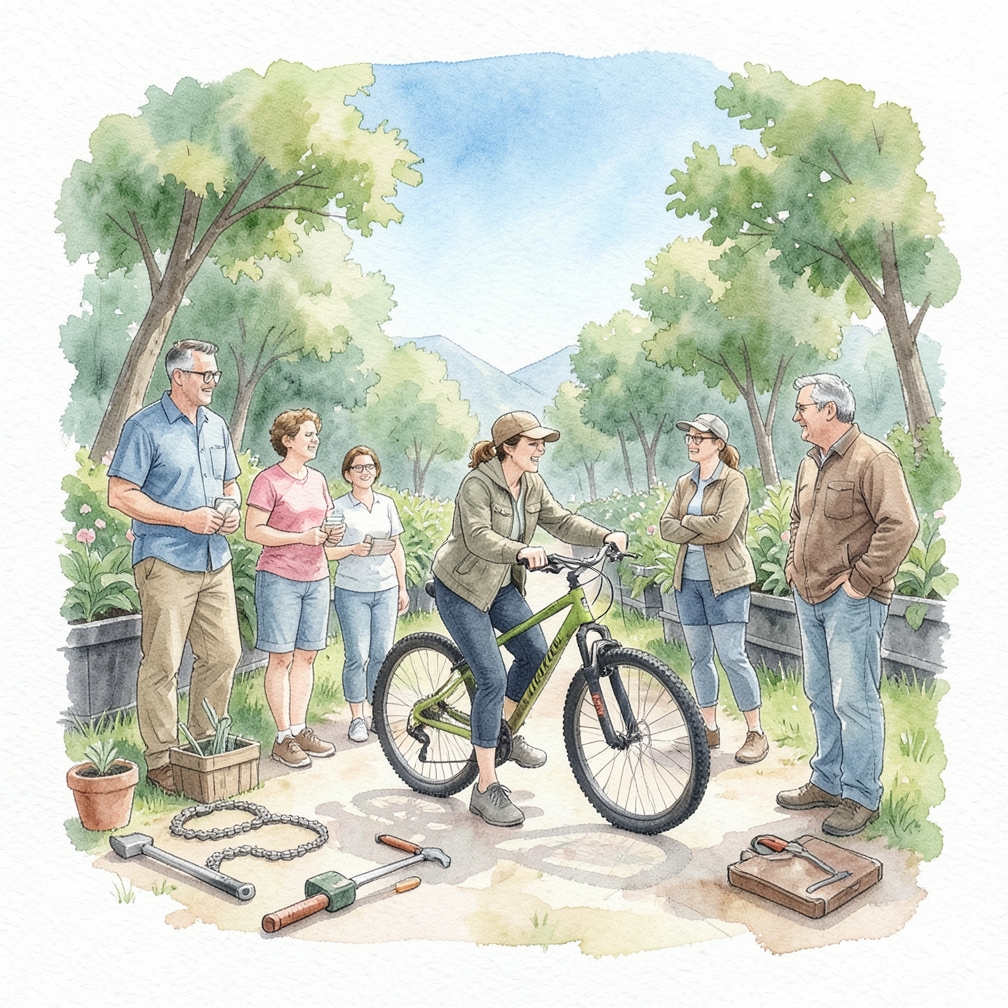 Probar la bicicleta y ajustar