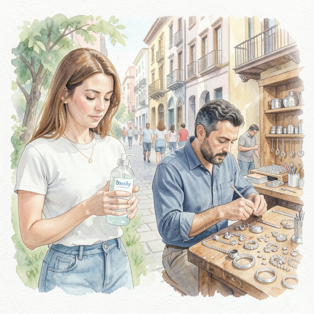 Mezcla el champú para bebés con agua tibia