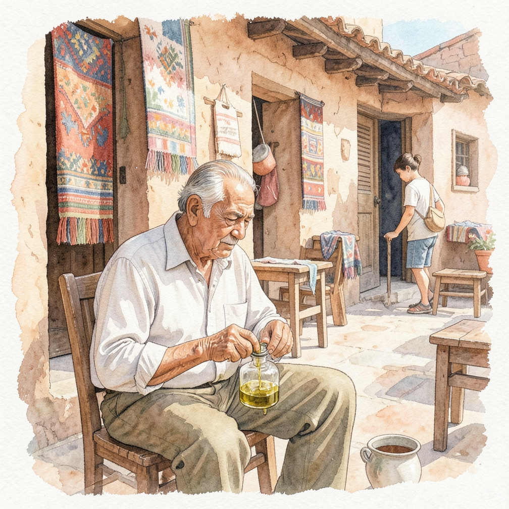 Aplicar aceite de oliva y azúcar