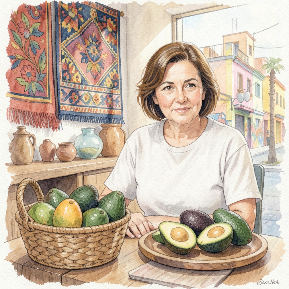 Inspeccionar el extremo de la fruta