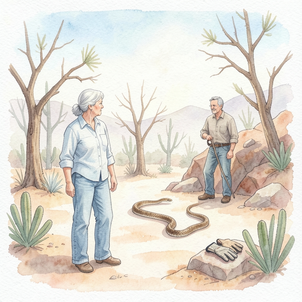 Observar el movimiento de la serpiente