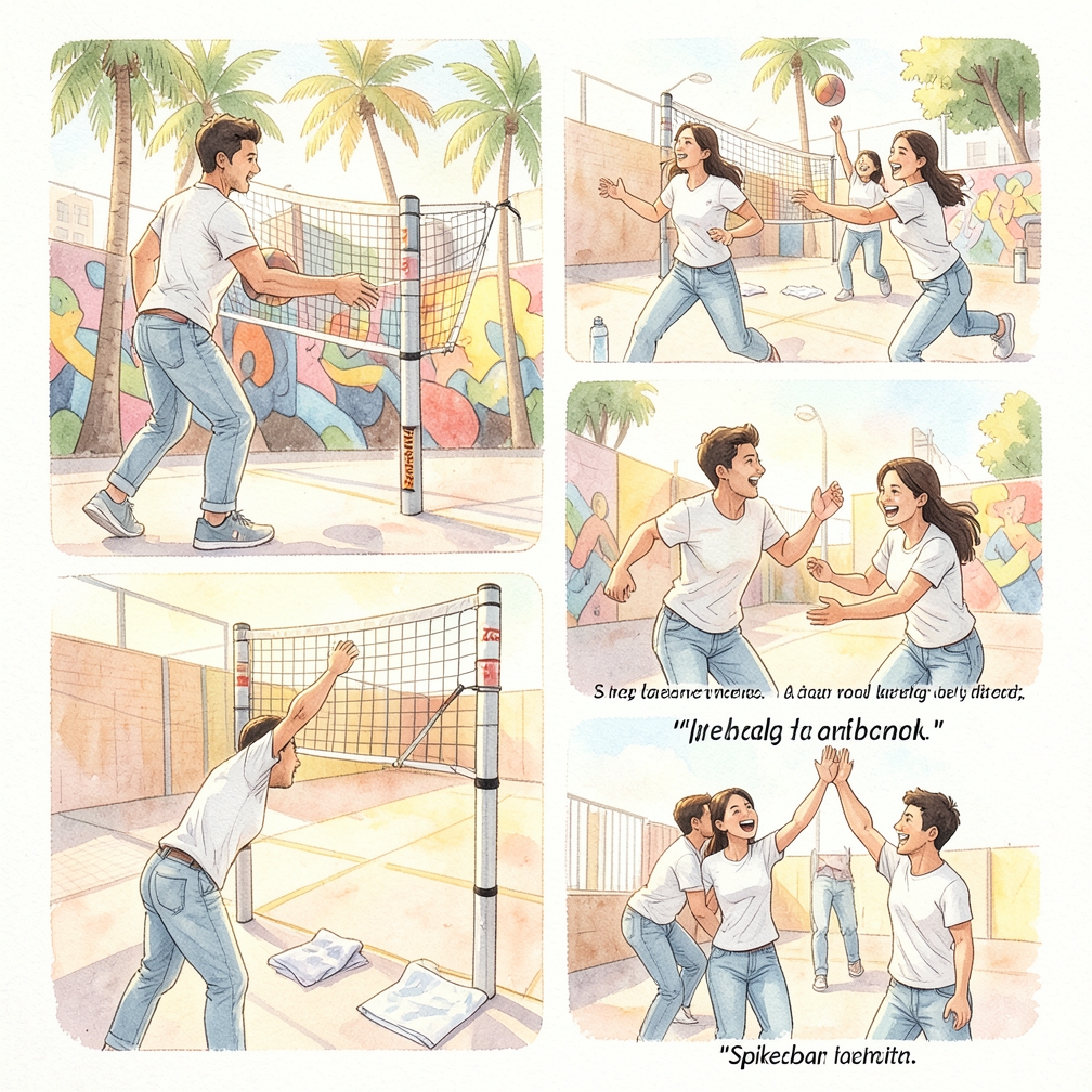 Cómo jugar al Spikeball paso a paso