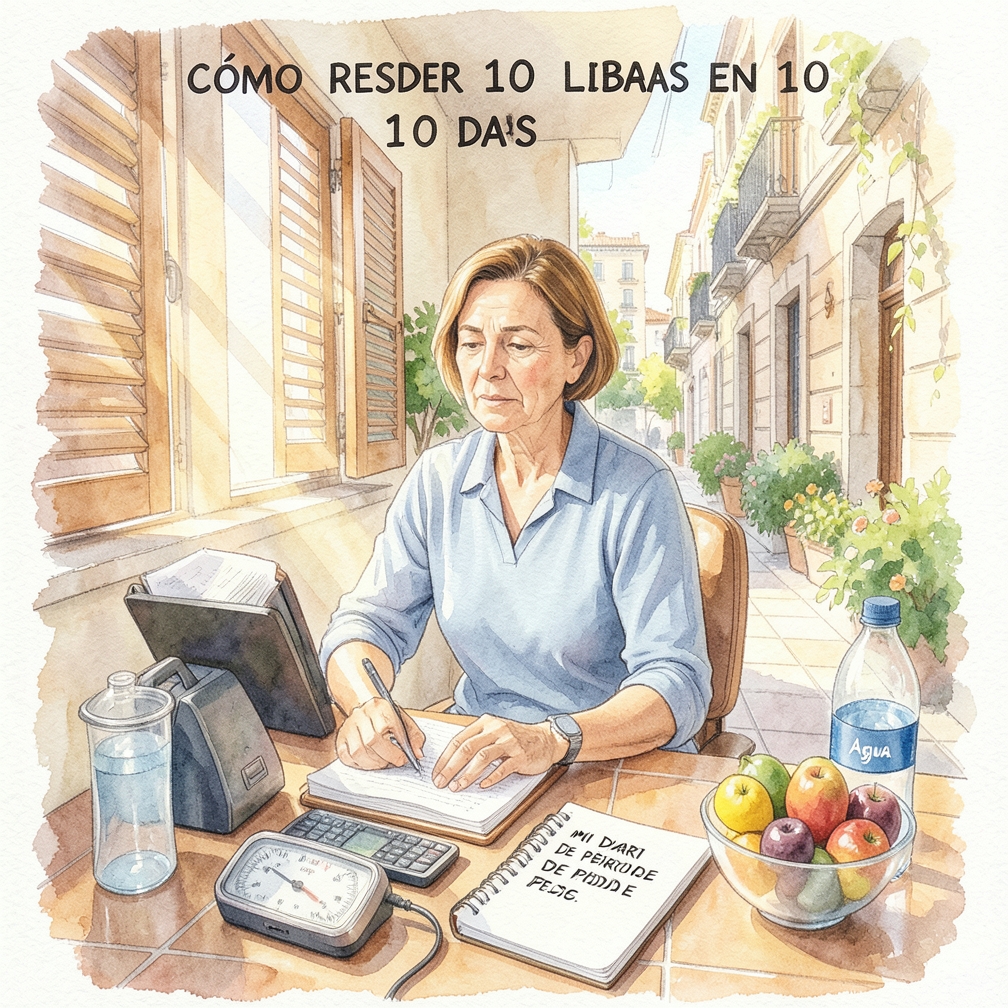 Cómo perder 10 libras en 10 días paso a paso