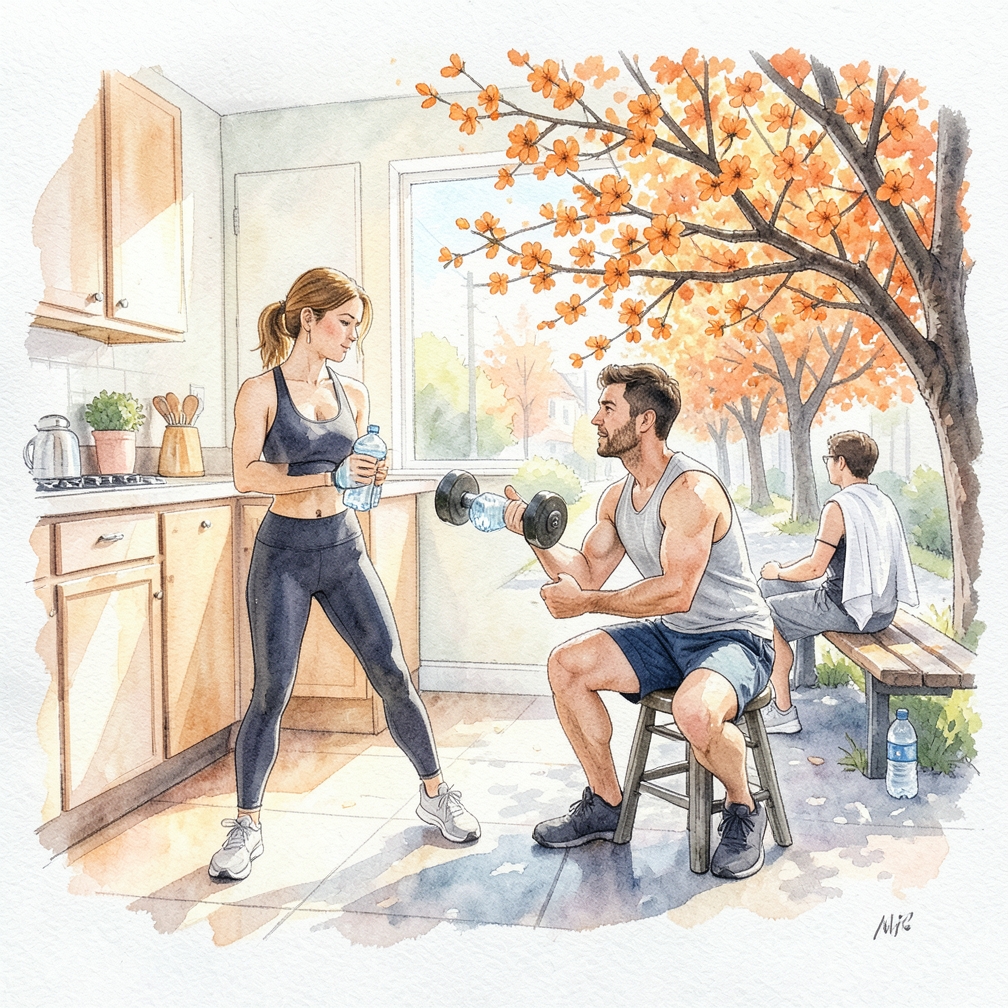 Hacer un poco de entrenamiento de fuerza