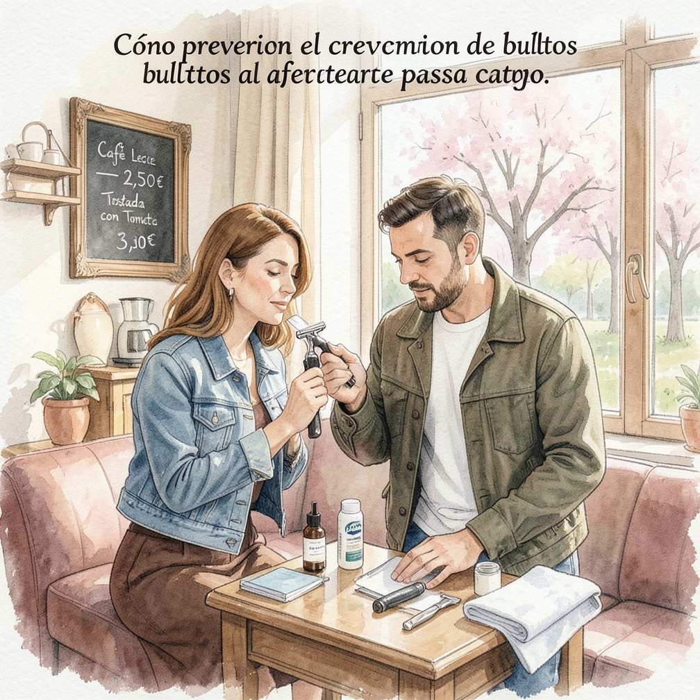 Cómo prevenir el crecimiento de bultos al afeitarte paso a paso