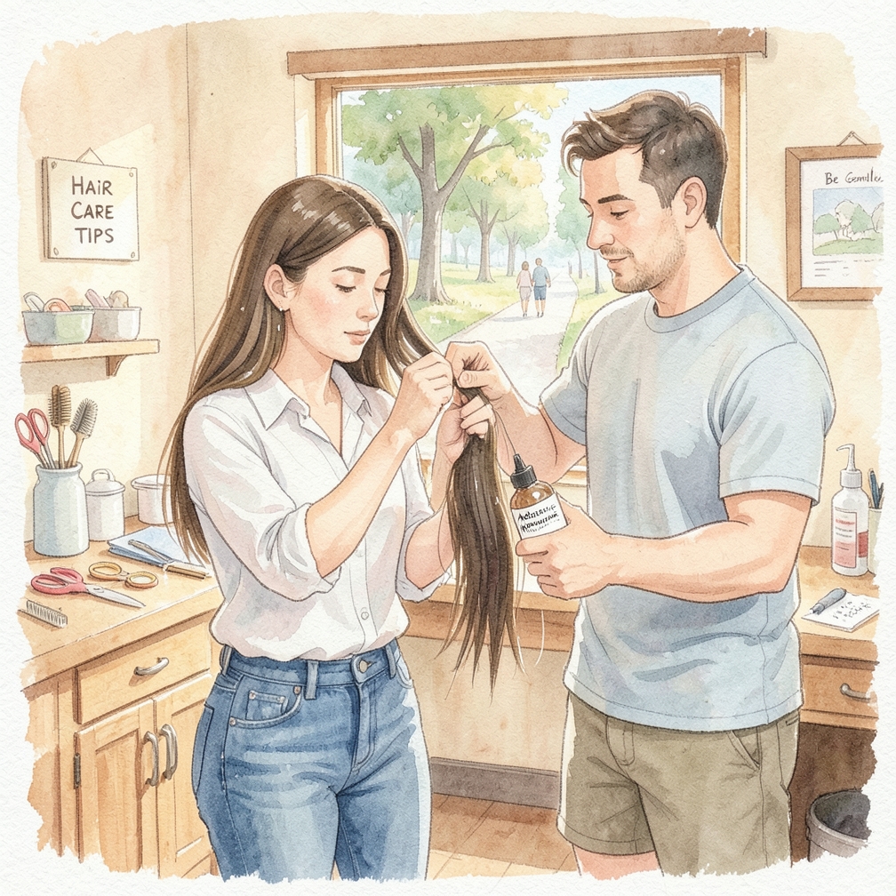 Cómo quitar la pegamento de las extensiones de cabello paso a paso