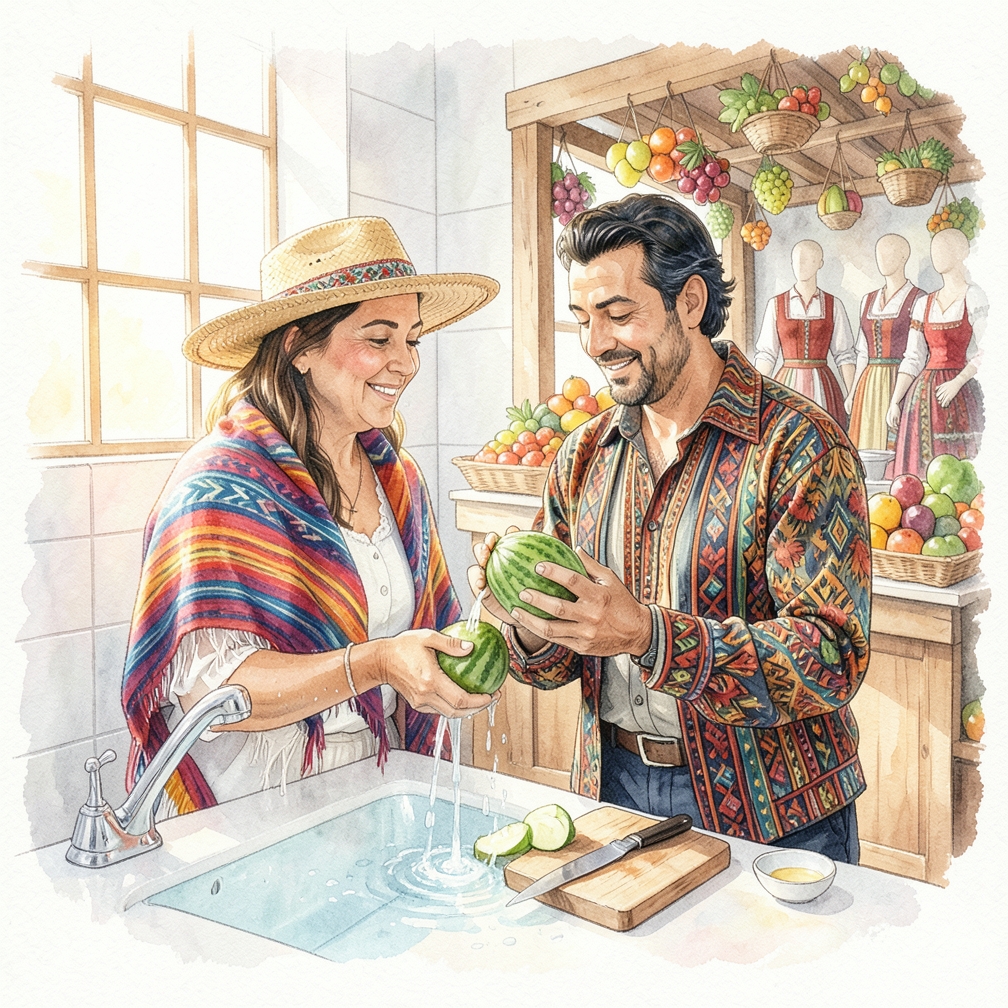 Cómo manejar y comer pepino melón paso a paso