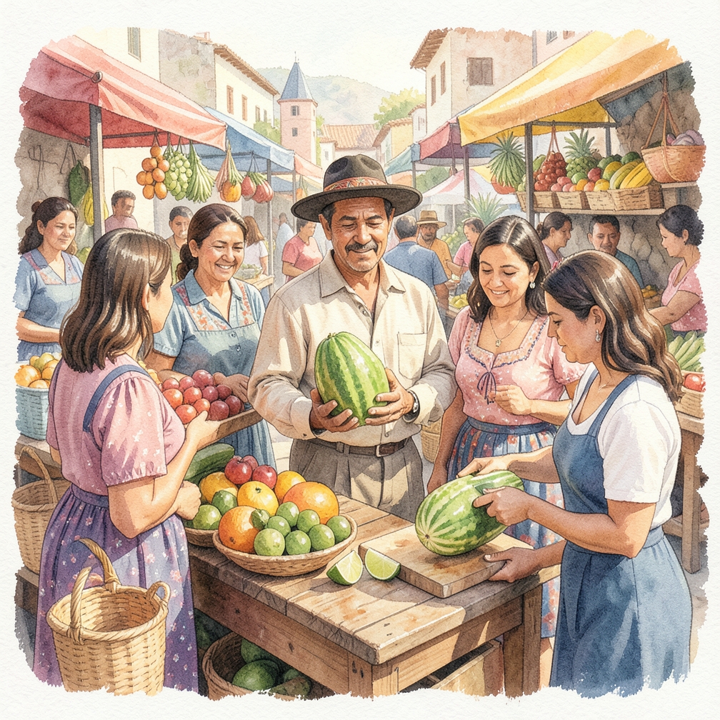 Hacer un batido de pepino melón