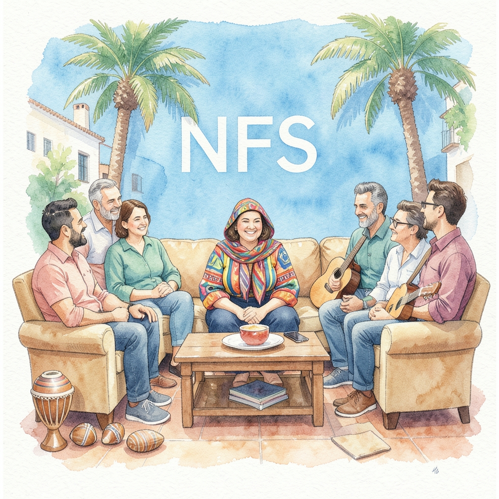 Cómo manejar un mensaje con NFS en un contexto formal.