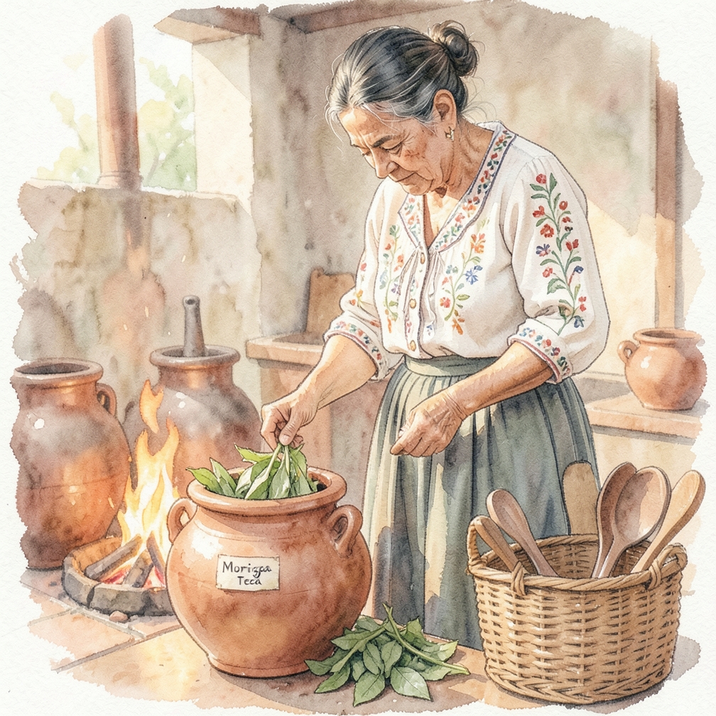 Cómo hervir hojas de moringa para preparar té